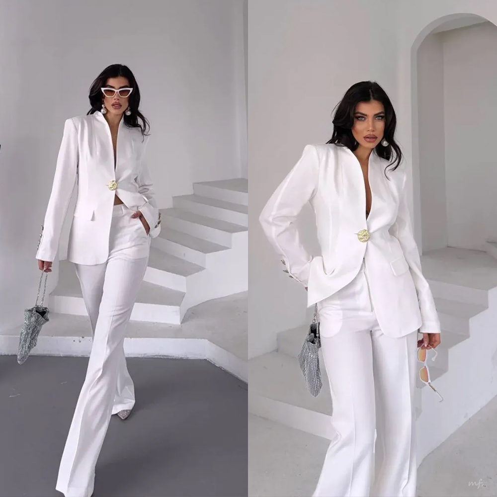 Women Formal Party Wear Dress - 맞춤형 패션 여성 웨딩 팬츠 수트