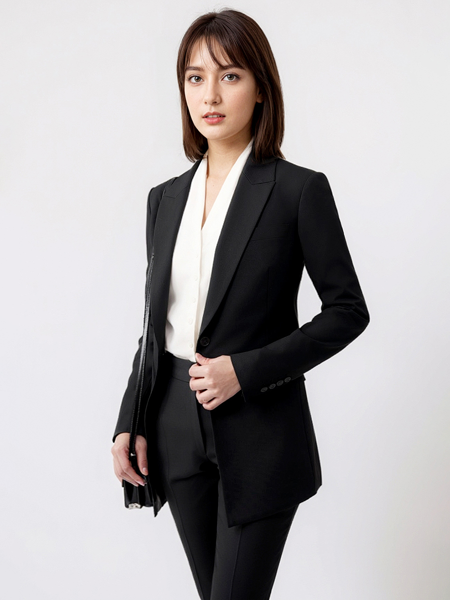 Women'S Formal Wear Pants Suit - 여성용 정장 세트 블레이저 바지, 오피스