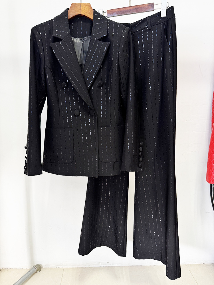 Women'S Formal Wear Suits - 고품질 최신 2026 디자이너 런웨이 블랙
