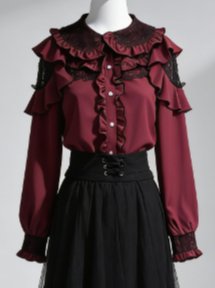 Formal Wear Japan Women - 카와이 하라주쿠 JK 여성용 보우 레이스