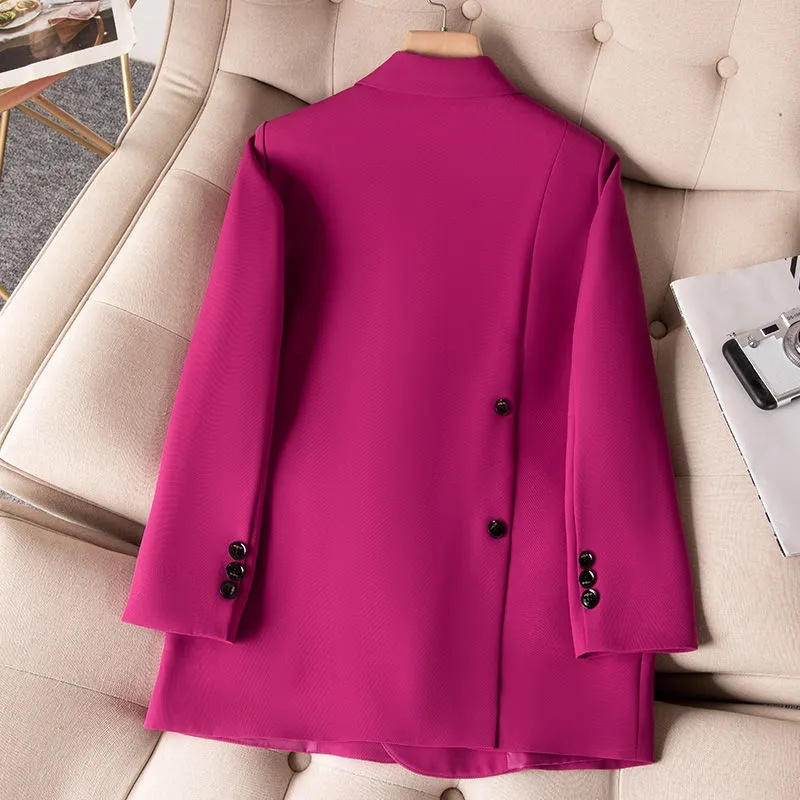 Women'S Formal Wear Jackets - 여성용 정장 블레이저 2023, 로즈 블랙,
