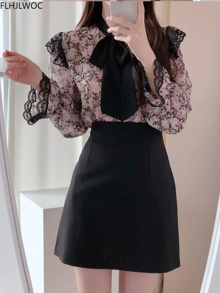 레트로 빈티지 블랙 레이스 활 타이 상의, 기본 착용, - Formal Wear Japan Women 리뷰 및 가격