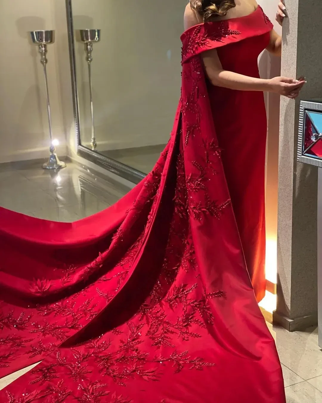 맞춤형 발목 길이 시스 드레스 이브닝 파티 여성용 비즈 - Women Formal Party Wear Dress 리뷰 및 가격