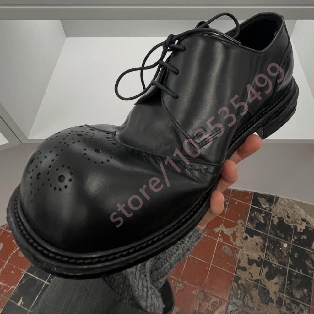 빈티지 2026 블랙 가죽 더비 슈즈 남녀 공용 레이스 - Formal Women Daily Wear Shoes 리뷰 및 가격
