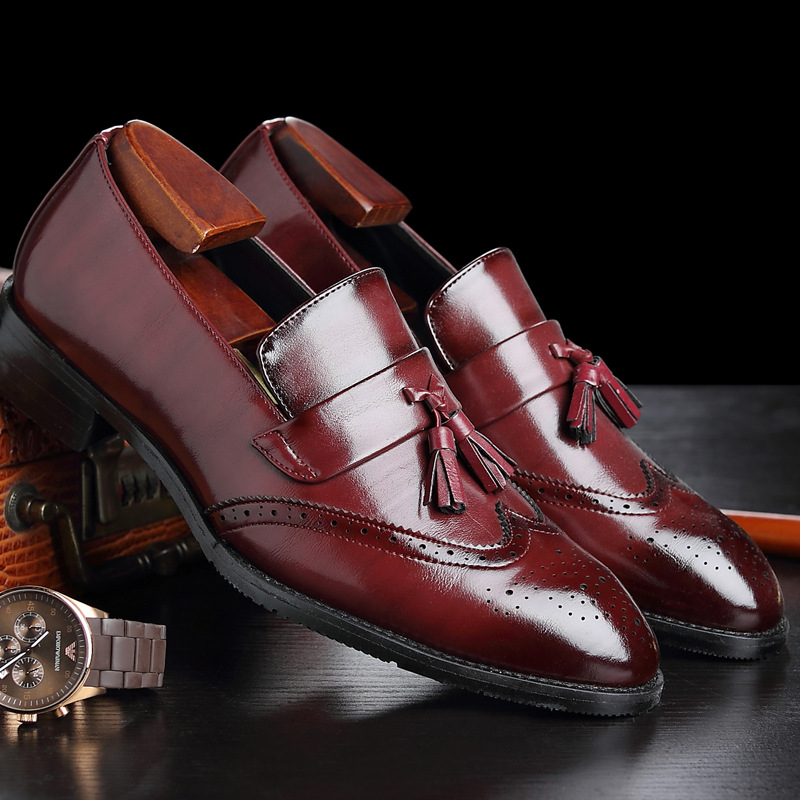 클래식 남성 가죽 태슬 로퍼 수제 슬립온 캐주얼 정장  - Formal Women Daily Wear Shoes 리뷰 및 가격