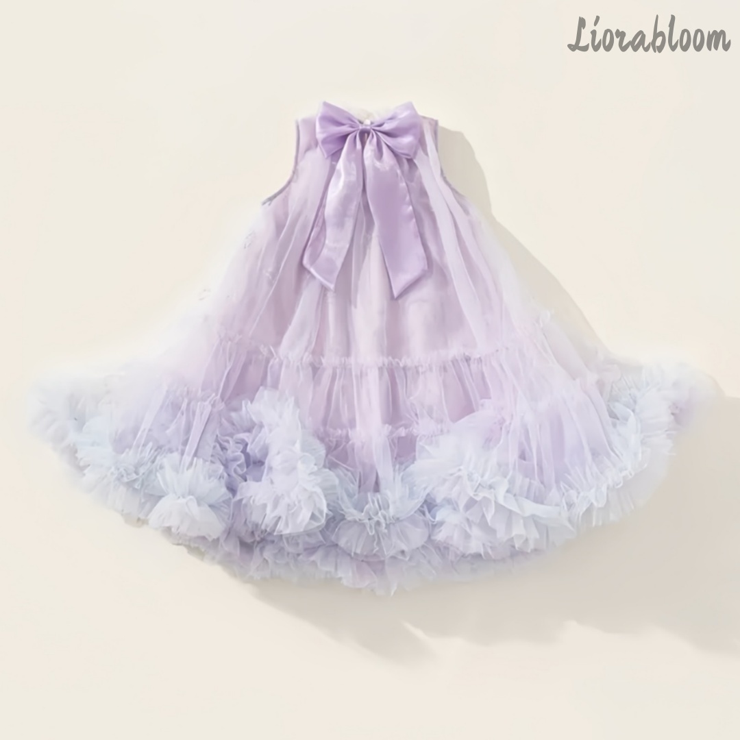 보라색 일상 공주 드레스 정장 가운 레이스 밑단 리본  - Formal Attire Woman 리뷰 및 가격