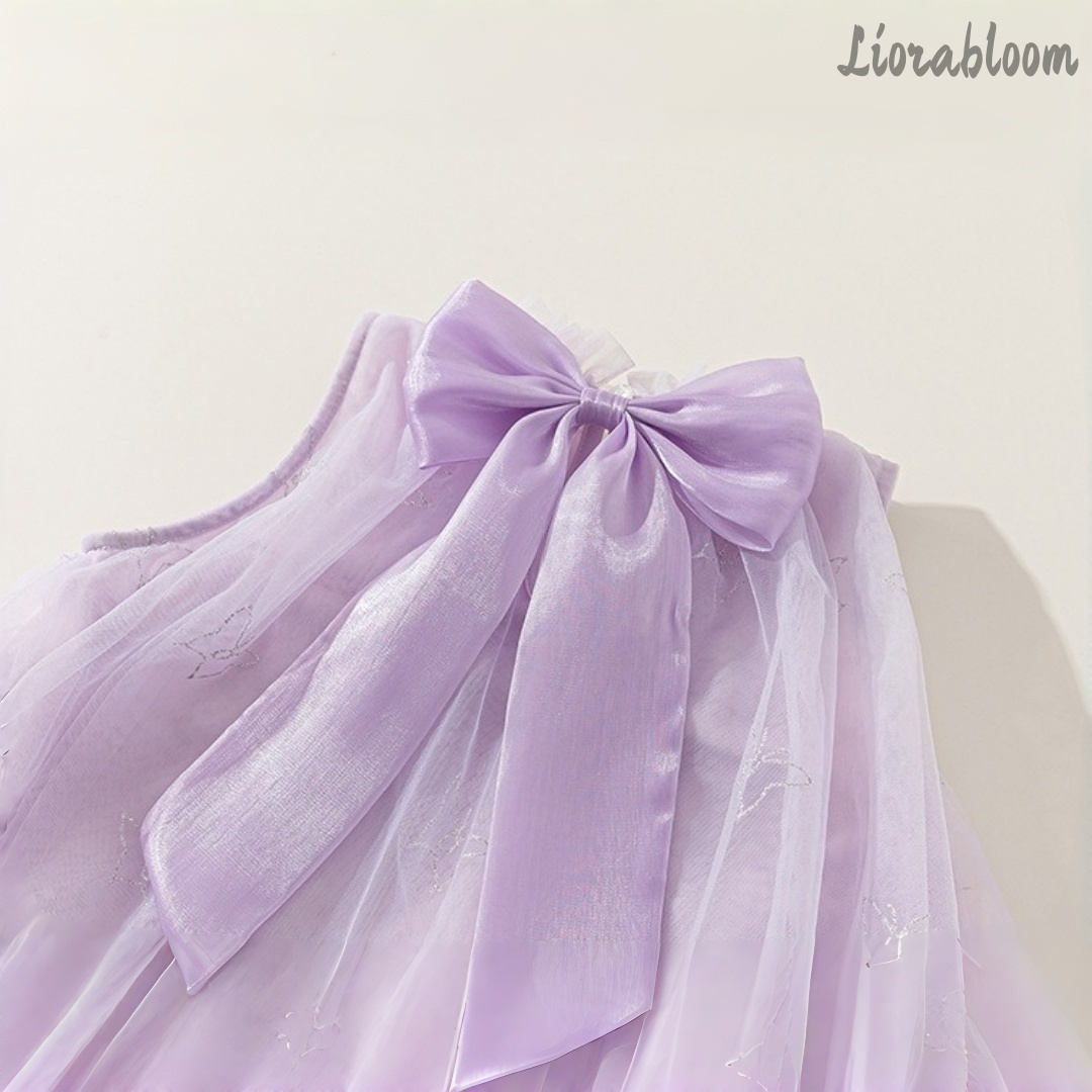 보라색 일상 공주 드레스 정장 가운 레이스 밑단 리본  - Formal Attire Woman 리뷰 및 가격