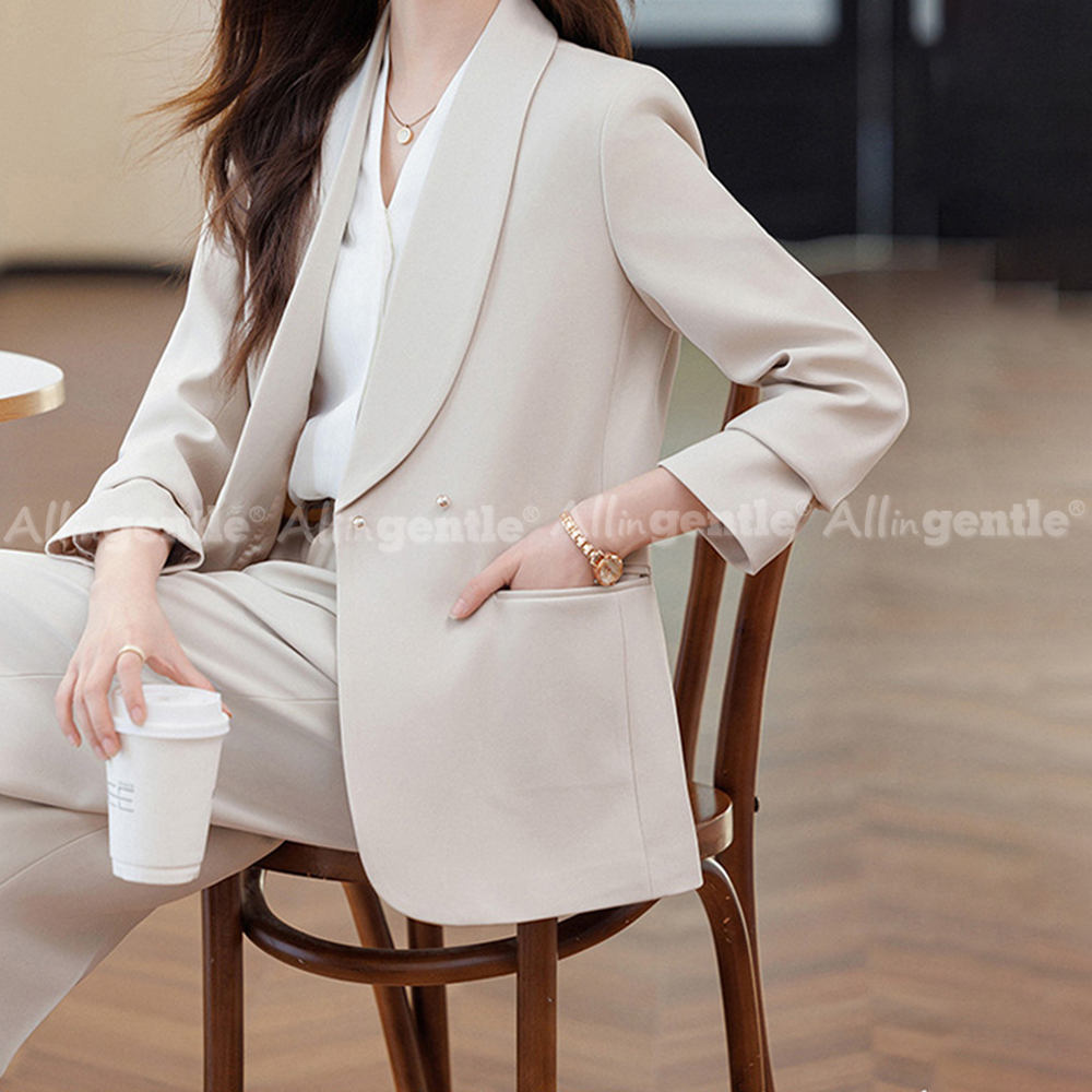 여성 오피스 정장 투피스 세트 레귤러 핏 전문직 팬츠  - Formal Attire Woman 리뷰 및 가격