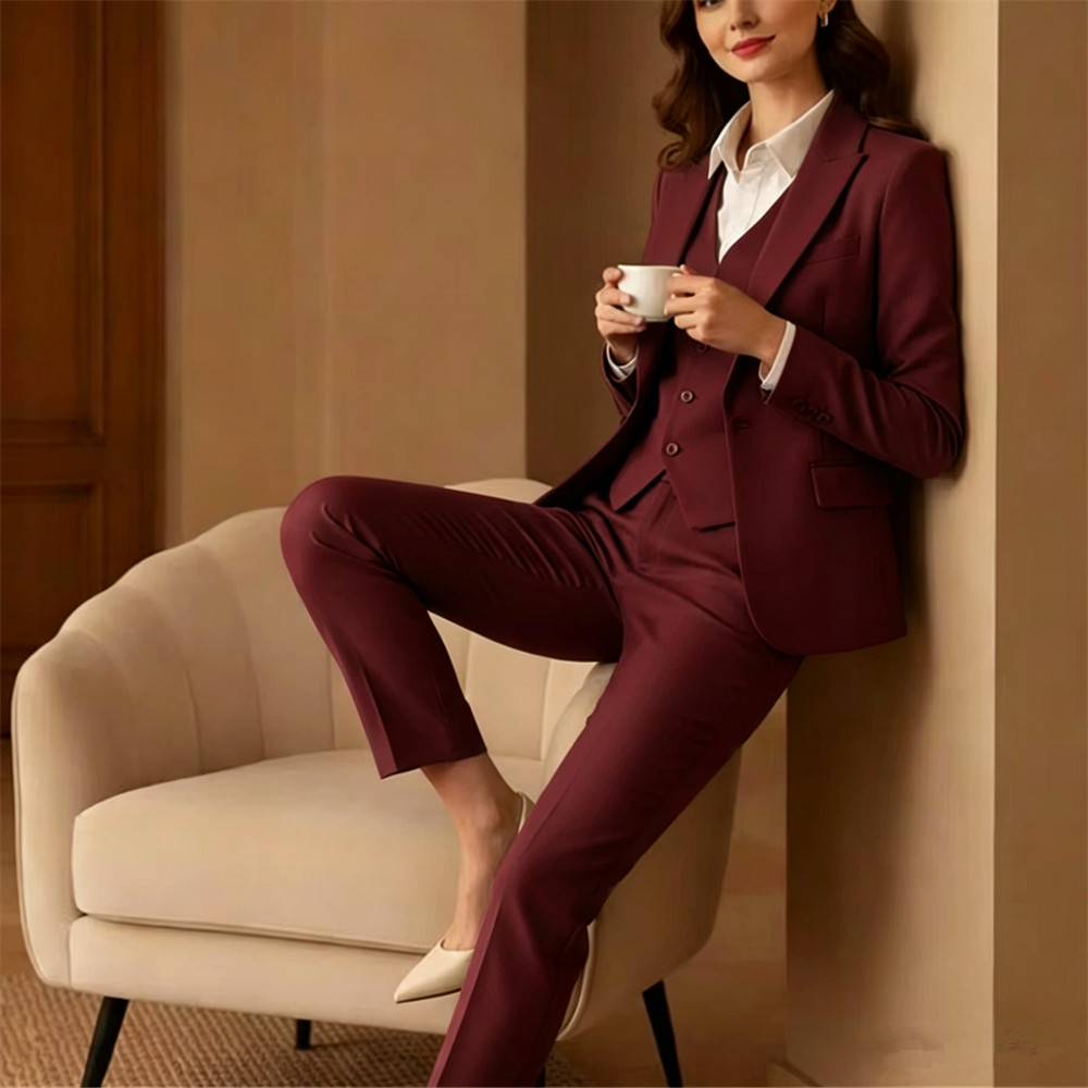 새로운 세이지 그린 여성 정장 3피스 우아한 포멀 여성 - Women'S Formal Wear Pants Suit 리뷰 및 가격