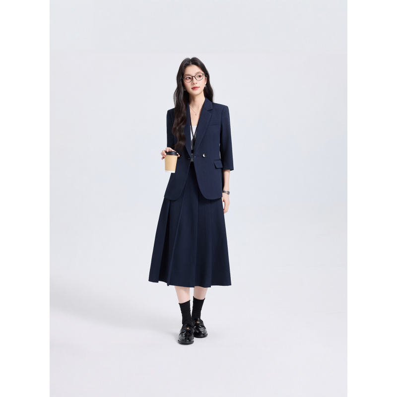 네이비 블루 여성 정장 세트, 봄/가을용, 신상 전문직 - Women'S Formal Wear Pants Suit 리뷰 및 가격