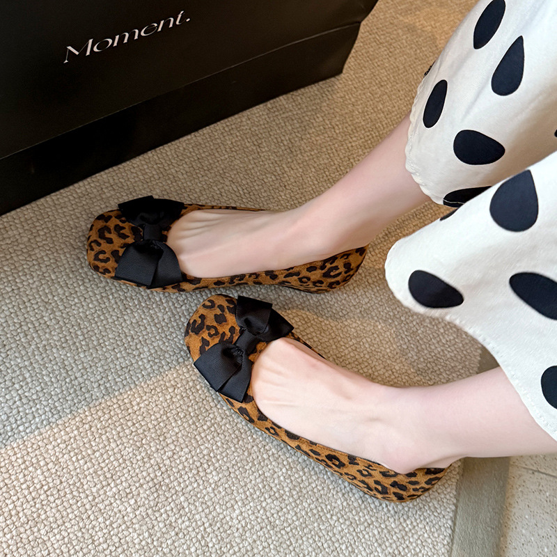 여성용 멀티 컬러 스웨이드 발레 플랫 슈즈, 리본 디테 - Formal Women Daily Wear Shoes 리뷰 및 가격