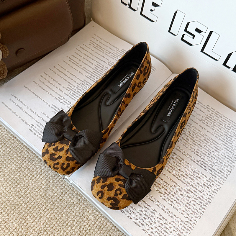 여성용 멀티 컬러 스웨이드 발레 플랫 슈즈, 리본 디테 - Formal Women Daily Wear Shoes 리뷰 및 가격