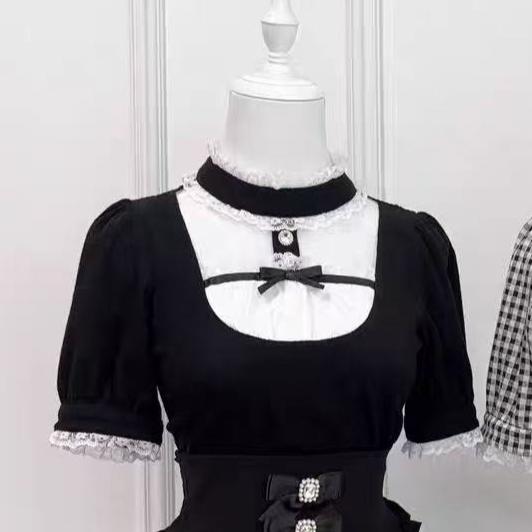 일본 로리타 블라우스 여성용 귀여운 하라주쿠 JK 리본 - Formal Wear Japan Women 리뷰 및 가격