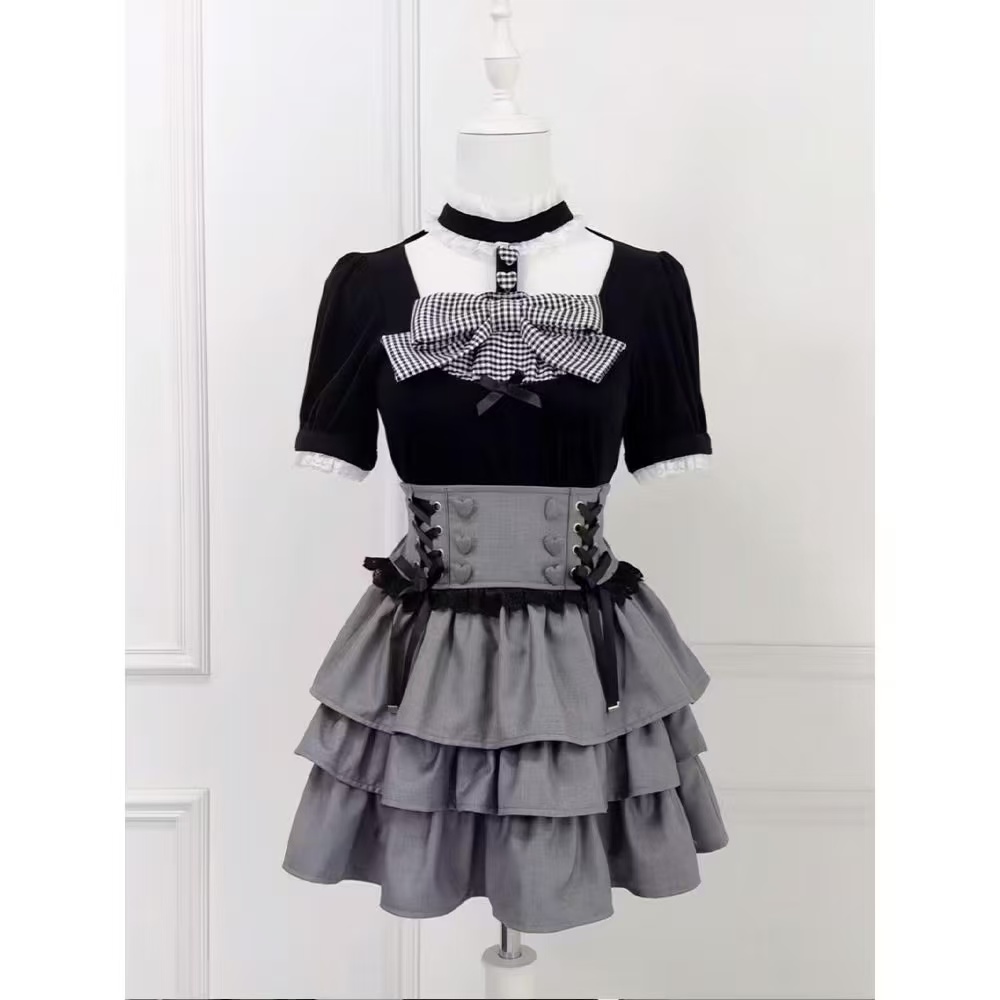 일본 로리타 블라우스 여성용 귀여운 하라주쿠 JK 리본 - Formal Wear Japan Women 리뷰 및 가격