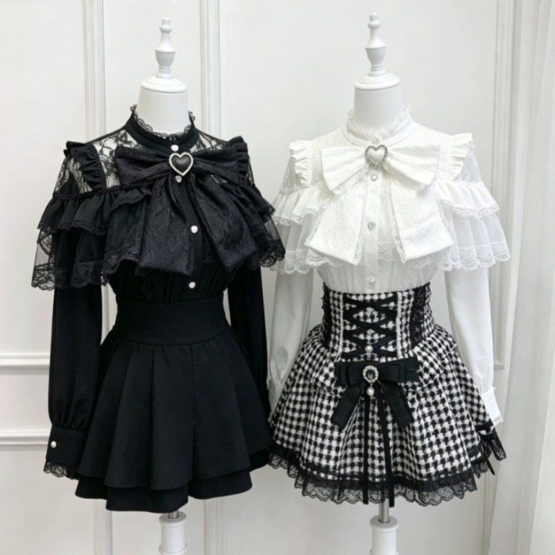 2026 일본 카와이 로리타 블라우스 여성 하라주쿠 스 - Formal Wear Japan Women 리뷰 및 가격